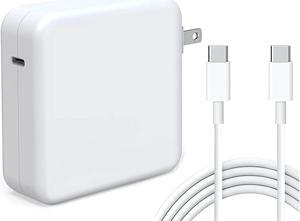 aibileec Mac Book Pro Charger,96W USB-C Power Adapter Compatible with MacBook Pro 16/15/13-inch,for MacBook Air,for MacBook 12-inch,for Ipad Pro,Included USB-C to USB-C Cable(2M)