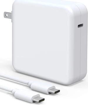 mac Book pro Charger 100W USB C Power Adapter Compatible with Mac Book Pro 16, 15, 14, 13 Inch, Mac Book Air 13 Inch, iPad Pro 2021/2020/2019/2018, Included 7.2ft USB C to C Cable