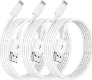 3 Pack 3ft USB iPhone Charger Cable Cord For iPhone 6 7 8 iPhone XS XR iPhone 13/12/11 8-Pin iPhone charge cable