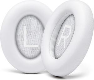 Upgraded Replacement Ear Pads for Bose 700 Noise Cancelling Headphones (NC700) - Softer PU Leather, Luxurious Memory Foam, Added Thickness, Extra Durable Ear Cushions | (White)