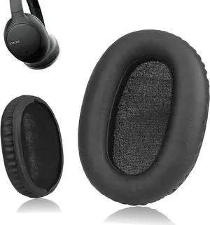 Replacement Earpads Compatible with Sony WH-CH700N, WH-CH710N, Protein Leather Memory Foam Replacement Ear Cushion, Grey