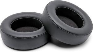 Upgraded Replacement Earpads for Corsair Virtuoso Gaming Headset Made by Wicked Cushions | Improved Durability, Thickness, Softer Leather, and Sound Isolation | Black
