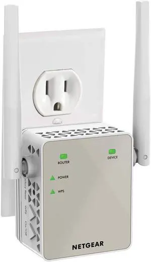 AC1200 EX6120 Wi-Fi Range Extender Signal Booster & Repeater Cover 1200SQF 1200Mbps Present Newer Model
