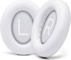 Original Ear Pads for Bose 700 Noise Cancelling Headphones (NC700) - Softer PU Leather, Luxurious Memory Foam, Added Thickness, Extra Durable Ear Cushions | (White)