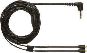 SHURE EAC64 BKS MMCX Cable Headphone Cable, TPE Headphone Extension Cable with 3.5mm Plug for Shure se215 se425 se535 se846 ue900(Black Without mic)