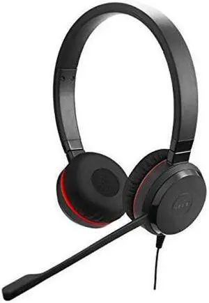 Evolve 30 II Wired Headset, Stereo, UC-Optimized - Telephone Headset with Superior Sound for Calls and Music - 3.5mm Jack/USB Connection - Pro Headset with All-Day Comfort
