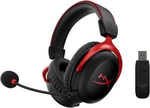 HyperX Cloud II Wireless - Gaming Headset for PC, PS4/PS5, Nintendo Switch, Long Lasting Battery Up to 30 Hours, 7.1 Surround Sound, Memory Foam, Detachable Noise Cancelling Microphone, Mic Monitoring