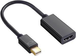 Mini DisplayPort to HDMI, Mini DP(Thunderbolt Compatible) to HDMI 4K Adapter Gold-Plated Cord for MacBook Pro, MacBook Air, Mac Mini, Microsoft Surface Pro 3/4
