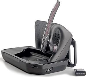 Voyager 5200 UC - Bluetooth Single-Ear (Monaural) Headset with Charging Case & Dongle