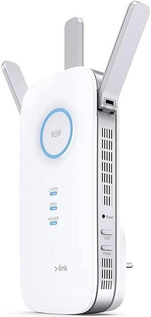 WiFi Range Extender AC1750 (RE450) Dual Band WiFi Repeater with LAN Port Universal Compatible Wi-Fi Repeater