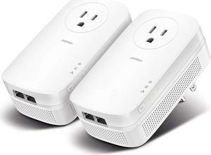 TL-PA9020P Powerline Adapter AV2000 Mbps - Gigabit Port, Ethernet Over Power, Plug & Play, Power Saving, MU-MIMO Universal Compatible Router 2Pack