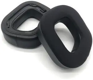 Upgrade Earpads Cover Replacement for Corsair HS80 Max/HS80 USB Wired/HS 80 RGB Wireless Gaming Headphones Ear Pads Cushions Soft Protein Leather Earmuffs with Noise Isolation Foam