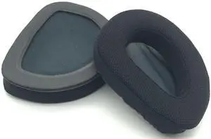 Earpads Replacement for ASUS ROG Delta S, Delta II Wireless Headphones Ear Pads Cushions Mesh Fabric Earmuffs with Noise Isolation Foam