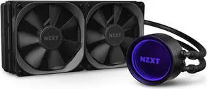 NZXT Kraken X63 280mm  - AIO RGB CPU Liquid Cooler - Rotating Infinity Mirror Design - Improved Pump - Powered by CAM V4 - RGB Connector - AER P 140mm Radiator Fans (2 Included)
