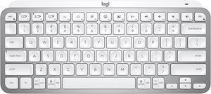 Logitech MX Keys Mini Minimalist Wireless Illuminated Keyboard, Compact, Bluetooth, Backlit, USB-C, Compatible with Apple macOS, iOS, Windows, Linux, Android, Metal Build - Pale Gray