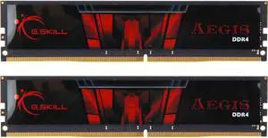 G.SKILL Model F4-2666C19D-32GIS Aegis 32GB (2 x 16GB) 288-Pin DDR4 SDRAM DDR4 2666 (PC4 21300) Desktop Memory