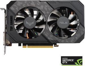 ASUS TUF Gaming NVIDIA GeForce GTX 1660 Ti EVO OC Edition Graphics Card (PCIe 3.0, 6GB GDDR6, HDMI 2.0b, DisplayPort 1.4, Space-Grade Lubricant, Compact Design, GPU Tweak II)