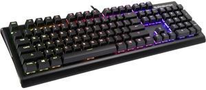 SteelSeries APEX M750 Mechanical Keyboard, SteelSeries QX2 Linear RGB Switches, Aerospace Aluminum Core, and In-game Prism Illumination