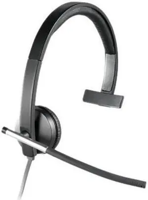 Logitech USB Headset Mono H650e, Corded Single-Ear Headset