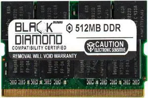 512MB DDR 333 (PC-2700) Micro-Dimm Memory 172-pin (2Rx8)