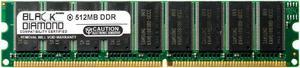 512MB RAM Memory for Intel D Series D915PSY 184pin PC2700 DDR ECC UDIMM 333MHz Black Diamond Memory Module Upgrade