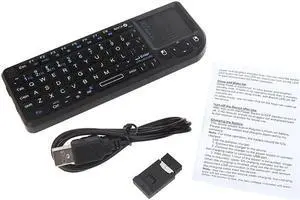 Rii X1 Mini 2.4G Wireless Keyboard with Touchpad for Smart TV for HTPC for PC Handheld Smart Fly Mouse Gaming Accessories