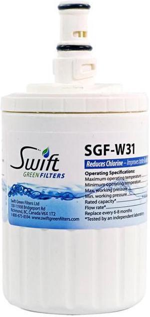 Swift Green Filters SGF-W31 Compatible Refrigerator Water Filter for Whirlpool EDR8D1 , FILTER 8, 46-9002, 8171413, 8171414, 8171788, NLC200, 2204324, Made in USA