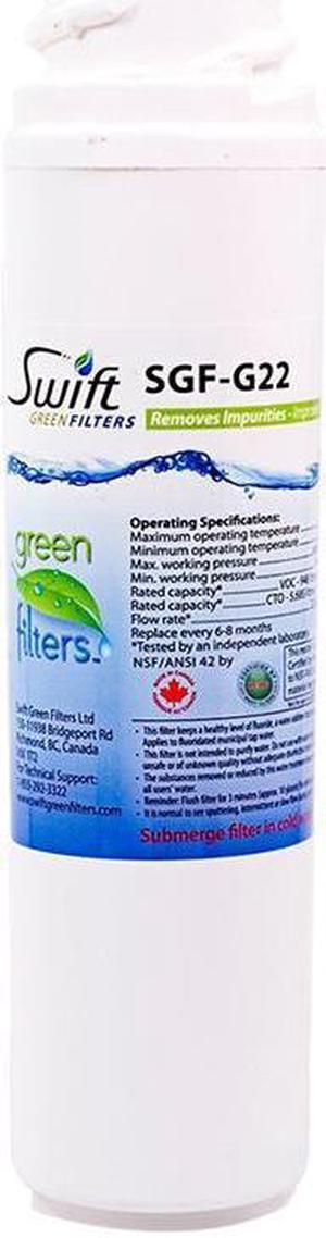 Swift Green Filters SGF-GSWF Compatible Refrigerator Water Filter for GE GSWF Kenmore 46-9914, EFF-6023A, Made in USA