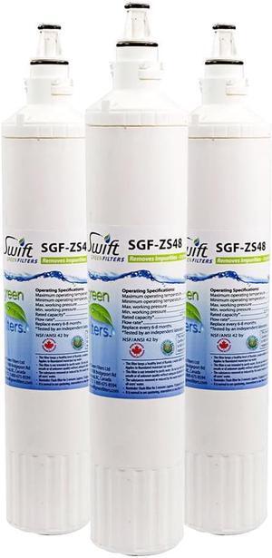 Swift Green Filters SGF-ZS48 Compatible Refrigerator Water Filter for Sub-Zero 4204496, 4290510, 4204490, EWF-8003A, Pro 48, Made in USA