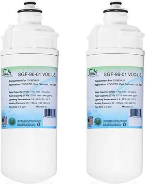 Swift Green Filters SGF-96-01 VOC-L-S Compatible Commercial Water Filter for EV9634-26, EV9730-06, EV9252-68, Made in USA