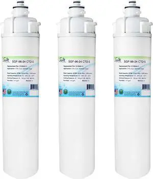Swift Green Filters SGF-96-24 CTO-S Compatible Commercial Water Filter for EV9606-51, Made in USA Swift Green Filters SGF-96-24 CTO-S Compatible Commercial Water Filter for EV9606-51, Made in USA
