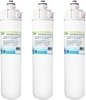 Swift Green Filters SGF-96-42 CTO-Chlora Compatible Commercial Water Filter for EV9607-41, EV9607-46, EV9627-04, Made in USA Swift Green Filters SGF-96-42 CTO-Chlora Compatible Commercial Water Filter for EV9607-41, EV9607-46, EV9627-04, Made in USA