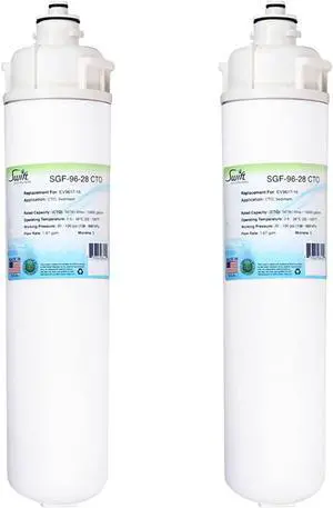 Swift Green Filters SGF-96-28 CTO Compatible Commercial Water Filter for EV9617-16, Made in USA