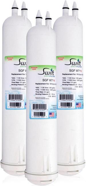 SGF-W71 Rx Compatible Pharmaceuticals Refrigerator Water Filter for 4396841, 4396710, EDR3RXD1, EFF-6016A, EFF-6008A, EDR3RXD1, Made in USA ( 3 Pack)