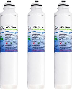 Swift Green Filters SGF-LGFR06 Compatible Refrigerator Water Filter for LG M7251242FR-06, M7251252FR-06, M7251253-06 Made in USA (3 Pack).