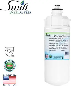 Swift Green Filters SGF-96-05 VOC-L-Chlora-S-B Compatible Commercial Water Filter for EV9617-06,EV9617-22,EV9618-36, Made in USA