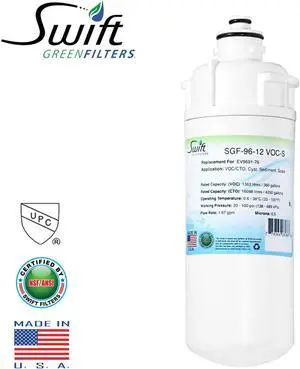 Swift Green Filters SGF-96-12 VOC-S Compatible Commercial Water Filter for EV9691-76, Made in USA