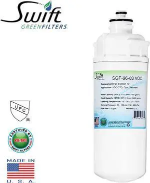 Swift Green Filters SGF-96-03 VOC Compatible Commercial Water Filter for EV9601-12, Made in USA