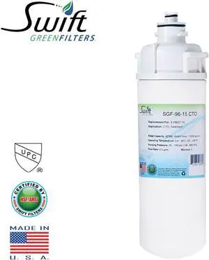 Swift Green Filters SGF-96-15 CTO Compatible Commercial Water Filter for EV9627-15, Made in USA