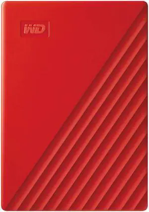 WD 5TB My Passport Portable Storage USB 3.2 Gen 1 - Red - WDBPKJ0050BRD-WESN