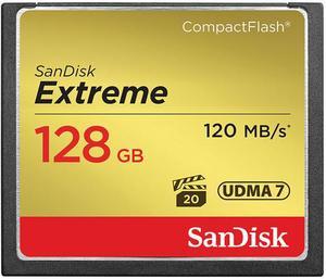 SanDisk Extreme 128GB Compact Flash CF Card Model CFXSB-128G-G46 (120MB/s)