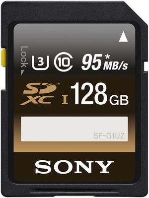 Sony 128GB SDXC UHS-3/U3 Class 10 Memory Card, Speed Up to 95MB/s (SF-G1UZ)