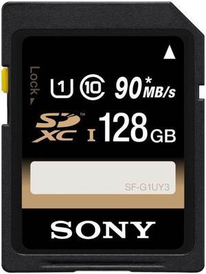 Sony 128GB SDXC UHS-I/U1 Class 10 Memory Card, Speed Up to 90MB/s (SF-G1UY3)