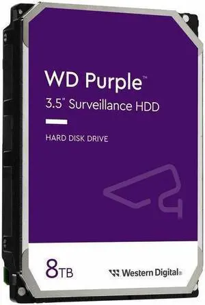 WD Purple WD85PURZ 8TB 3.5" SATA 5640rpm Internal Hard Disk Drive WD85PURZ - OEM WD Purple WD85PURZ 8TB 3.5" SATA 5640rpm Internal Hard Disk Drive WD85PURZ - OEM