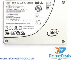 DELL 300GB SSD MLC SATA 3G 2.5" HARD DRIVE/W TRAY