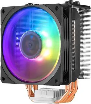 Cooler Master Blizzard T400 RGB CPU Cooler with SF120R RGB LED PWM Cooling Fan and 4 Direct Contact Heat Pipes