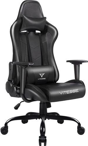 Vitesse gaming chair, 2022 Racing style gamer chair for teens,Comfortable High Back game chair,Lumbar Support and Headrest Computer Desk Chair with Height Adjustable Swivel Office Chair