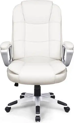 Vitesse Home Office Chair, 400LBS 8Hours Heavy Duty Design, Ergonomic High Back Cushion Lumbar Back Support, Computer Desk Chair, Big and Tall Chair, Adjustable Executive Leather Chair With Arms
