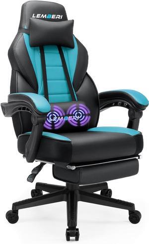 VITESSE Gaming Chairs for Adults,Ergonomic Video Game Chairs with footrest,Big and Tall Gaming Chair 400lb Weight Capacity, Racing Style Computer Gamer Chair with Headrest and Lumbar Support
