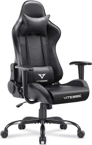 VITESSE Ergonomic Gaming Chair for Adults, 330 lbs PC & Office Chair, Racing Style with Lumbar Support & Headrest